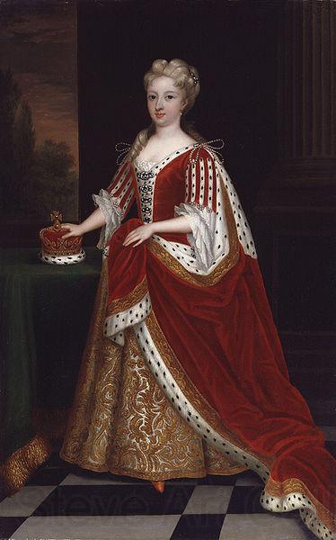 Sir Godfrey Kneller Portrait of Caroline Wilhelmina of Brandenburg Germany oil painting art
